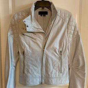 Zara Woman Moto Leather Jacket